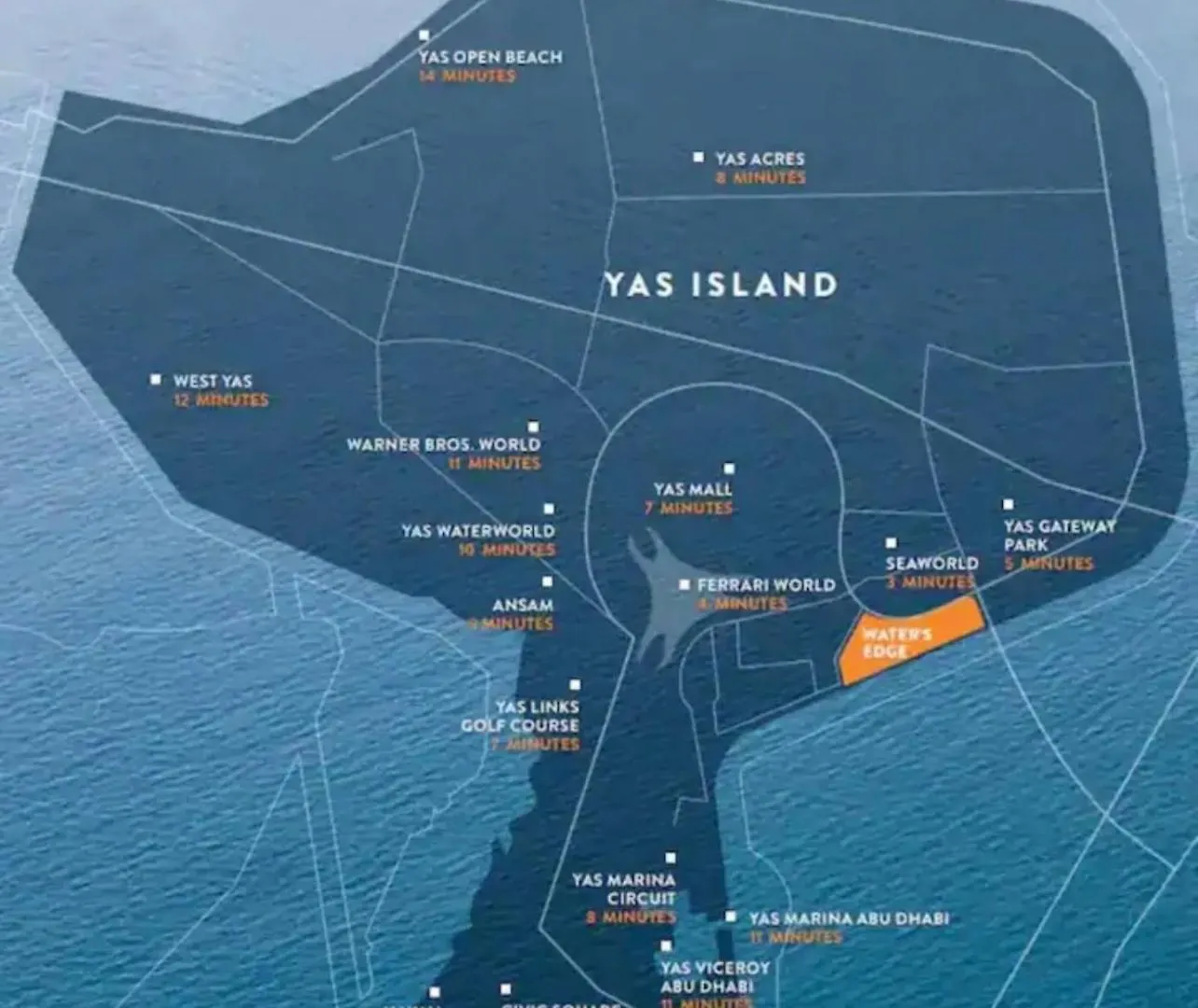 A Place To Stay 1Br Waters Edge Theme Parks, Yas Island Αμπού Ντάμπι Διαμέρισμα